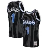 Tracy McGrady Orlando Magic Hardwood Unique Classics Swingman Jersey Black/Blue Must - Have for Jerseys Lovers