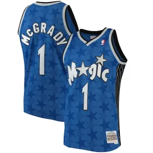 Tracy McGrady Orlando Magic Hardwood Unique Classics Swingman Jersey Blue Must - Have for Jerseys Lovers