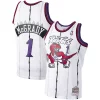 Tracy McGrady Premium Toronto Raptors 1998/99 Hardwood Classics Swingman Jersey White Must - Have for Jerseys Lovers
