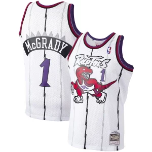 Tracy McGrady Premium Toronto Raptors 1998/99 Hardwood Classics Swingman Jersey White Must - Have for Jerseys Lovers