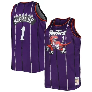 Tracy McGrady Toronto Raptors Big & Tall Hardwood Classics 1998/99 Swingman Jersey Purple Fabulous Must - Have for Jerseys Lovers