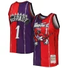 Tracy McGrady Toronto Raptors Hardwood Trendy Classics 1998/99 Split Swingman Jersey Purple/Red Great for Fans