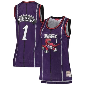 Tracy McGrady Toronto Raptors Women's 1998/99 Elegant Hardwood Classics Swingman Jersey Purple for Basketball Enthusiasts