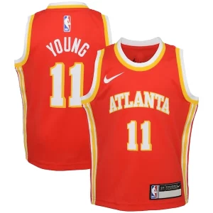 Trae Young Atlanta Gorgeous Hawks Nike Toddler Swingman Player Jersey Icon Edition Red Ideal for Collectors