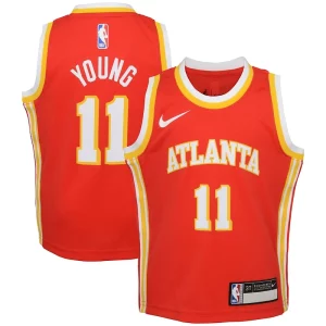Trae Young Atlanta Hawks Nike Toddler Swingman Player Jersey Icon Premium Edition Red Great for Fans