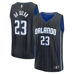 Tristan Gorgeous da Silva Orlando Magic Youth 2024 NBA Draft Fast Break Player Jersey Icon Edition Black Perfect for Game Day