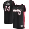 Tyler Herro Miami Heat Premium Fast Break Replica Jersey Icon Edition Black Must - Have for Jerseys Lovers
