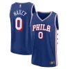 Tyrese Maxey Philadelphia 76ers Big & Tall Fast Break Jersey Icon Edition Royal Stylish Ideal for Collectors