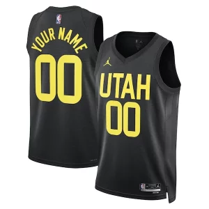Utah Jazz Jordan Brand Gorgeous Unisex 2022/23 Swingman Custom Jersey Statement Edition Black Ideal for Collectors