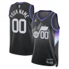 Utah Jazz Jordan Brand Unisex 2024/25 Custom Swingman Trendy Jersey Statement Edition Black for Basketball Enthusiasts