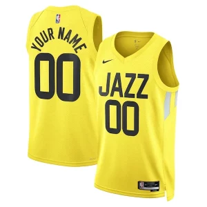 Utah Jazz Nike Unisex Swingman Elegant Custom Jersey Gold Icon Edition Ideal for Collectors