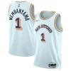 Victor Wembanyama San Antonio Spurs Nike Unisex 2024/25 Swingman Player Jersey City Edition Light Blue Premium Must - Have for Jerseys Lovers