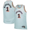 Victor Wembanyama San Antonio Spurs Nike Youth 2024/25 Swingman Player Jersey City Edition Light Blue Eye - catching Must - Have for Jerseys Lovers