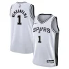 Victor Wembanyama San Antonio Spurs Nike Youth Swingman Jersey Association Edition Unique White Must - Have for Jerseys Lovers