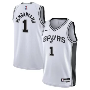Victor Wembanyama San Antonio Spurs Nike Youth Swingman Jersey Association Edition Unique White Must - Have for Jerseys Lovers