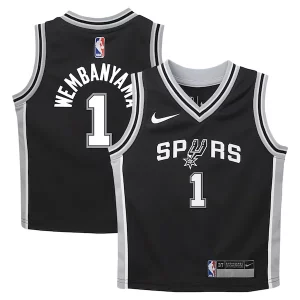 Victor Wembanyama San Antonio Trendy Spurs Nike Toddler Swingman Player Jersey Icon Edition Black Ideal for Collectors