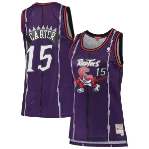 Vince Carter Eye - catching Toronto Raptors Women's 1998/99 Hardwood Classics Swingman Jersey Purple Ideal for Collectors