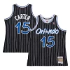 Vince Carter Orlando Magic 2009/10 Hardwood Classics Swingman Jersey Eye - catching Black Perfect for Game Day