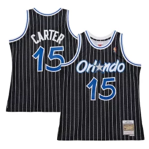 Vince Carter Orlando Magic 2009/10 Hardwood Classics Swingman Jersey Eye - catching Black Perfect for Game Day