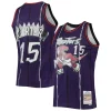 Vince Carter Toronto Raptors 1998/99 Hardwood Classics NBA 75th Anniversary Diamond Fabulous Swingman Jersey Purple Must - Have for Jerseys Lovers
