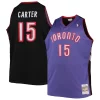 Vince Carter Toronto Raptors Big & Tall 1999/00 Hardwood Classics Swingman Premium Jersey Purple/White Must - Have for Jerseys Lovers
