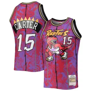 Vince Carter Toronto Raptors Hardwood Classics 1998/99 Lunar New Year Swingman Fabulous Jersey Purple for Basketball Enthusiasts
