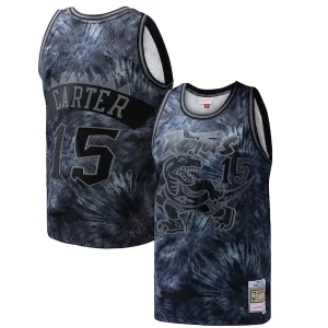 Vince Carter Toronto Raptors Hardwood Classics 1998/99 Tie Dye Swingman Jersey Black Chic Perfect for Game Day