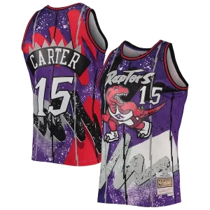 Vince Carter Toronto Raptors Hardwood Gorgeous Classics 1998/99 Hyper Hoops Swingman Jersey Purple for Basketball Enthusiasts