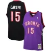 Vince Premium Carter Toronto Raptors 1999/00 Hardwood Classics Swingman Jersey Purple/White Must - Have for Jerseys Lovers