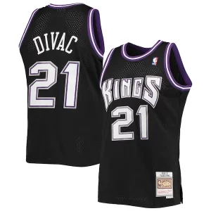 Vlade Divac Sacramento Kings 2000/01 Hardwood Classics Gorgeous Swingman Jersey Black Ideal for Collectors