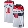 Washington Stylish Wizards Nike 2020/21 Swingman Custom Jersey Association Edition White for Basketball Enthusiasts