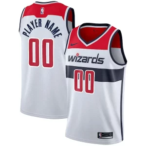 Washington Stylish Wizards Nike 2020/21 Swingman Custom Jersey Association Edition White for Basketball Enthusiasts