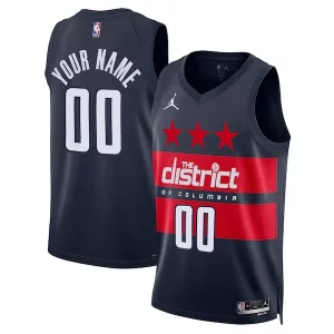 Washington Wizards Jordan Brand Unisex Unique 2024/25 Custom Swingman Jersey Statement Edition Navy Perfect for Game Day