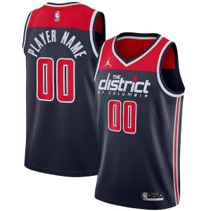 Washington Wizards Jordan Gorgeous Brand Swingman Custom Jersey Statement Edition Navy Great for Fans