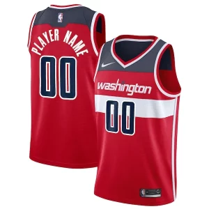 Washington Wizards Nike 2020/21 Swingman Custom Jersey Icon Edition Red Stylish Must - Have for Jerseys Lovers