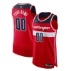 Washington Wizards Nike 2021/22 Elegant Diamond Authentic Custom Jersey Icon Edition Red for Basketball Enthusiasts
