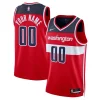 Washington Wizards Nike Unisex Unique Swingman Custom Jersey Red Icon Edition Must - Have for Jerseys Lovers