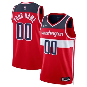 Washington Wizards Nike Unisex Unique Swingman Custom Jersey Red Icon Edition Must - Have for Jerseys Lovers