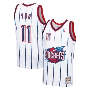 Yao Ming Houston Fabulous Rockets 2002 03 Hardwood Classics Swingman Jersey White Perfect for Game Day