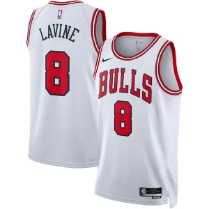Zach LaVine Chic Chicago Bulls Nike Unisex Swingman Jersey Association Edition White/Red Perfect for Game Day