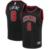 Zach LaVine Chicago Bulls Fast Break Team Replica Jersey Black Statement Edition Trendy Perfect for Game Day