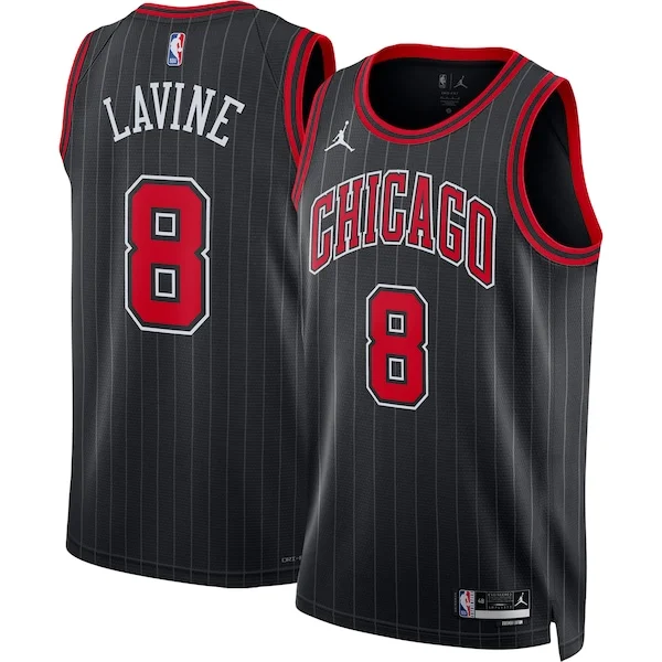 Zach LaVine Chicago Bulls Jordan Brand Unisex Swingman Jersey Statement Fabulous Edition Black Great for Fans