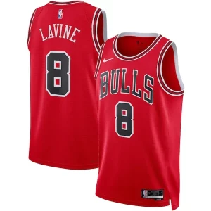 Zach LaVine Chicago Gorgeous Bulls Nike Unisex Swingman Jersey Icon Edition Red/White Must - Have for Jerseys Lovers