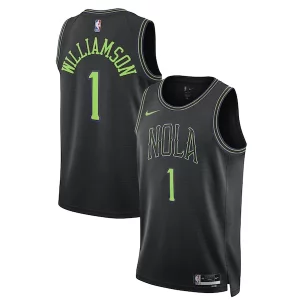Zion Stylish Williamson New Orleans Pelicans Nike Unisex 2023/24 Swingman Jersey Black City Edition Must - Have for Jerseys Lovers
