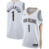 Zion Williamson New Orleans Elegant Pelicans Nike Unisex Swingman Jersey Association Edition White/Navy Perfect for Game Day