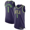 Zion Williamson New Orleans Pelicans Nike 2024/25 Authentic Player Jersey Trendy City Edition Purple Must - Have for Jerseys Lovers