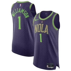 Zion Williamson New Orleans Pelicans Nike 2024/25 Authentic Player Jersey Trendy City Edition Purple Must - Have for Jerseys Lovers