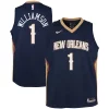 Zion Williamson New Orleans Pelicans Nike Premium Youth Swingman Jersey Icon Edition Navy/White for Basketball Enthusiasts