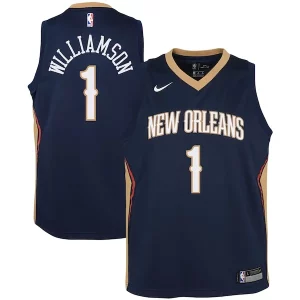 Zion Williamson New Orleans Pelicans Nike Premium Youth Swingman Jersey Icon Edition Navy/White for Basketball Enthusiasts