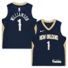 Zion Williamson New Orleans Pelicans Nike Preschool Replica Jersey Icon Edition Gorgeous Navy Ideal for Collectors